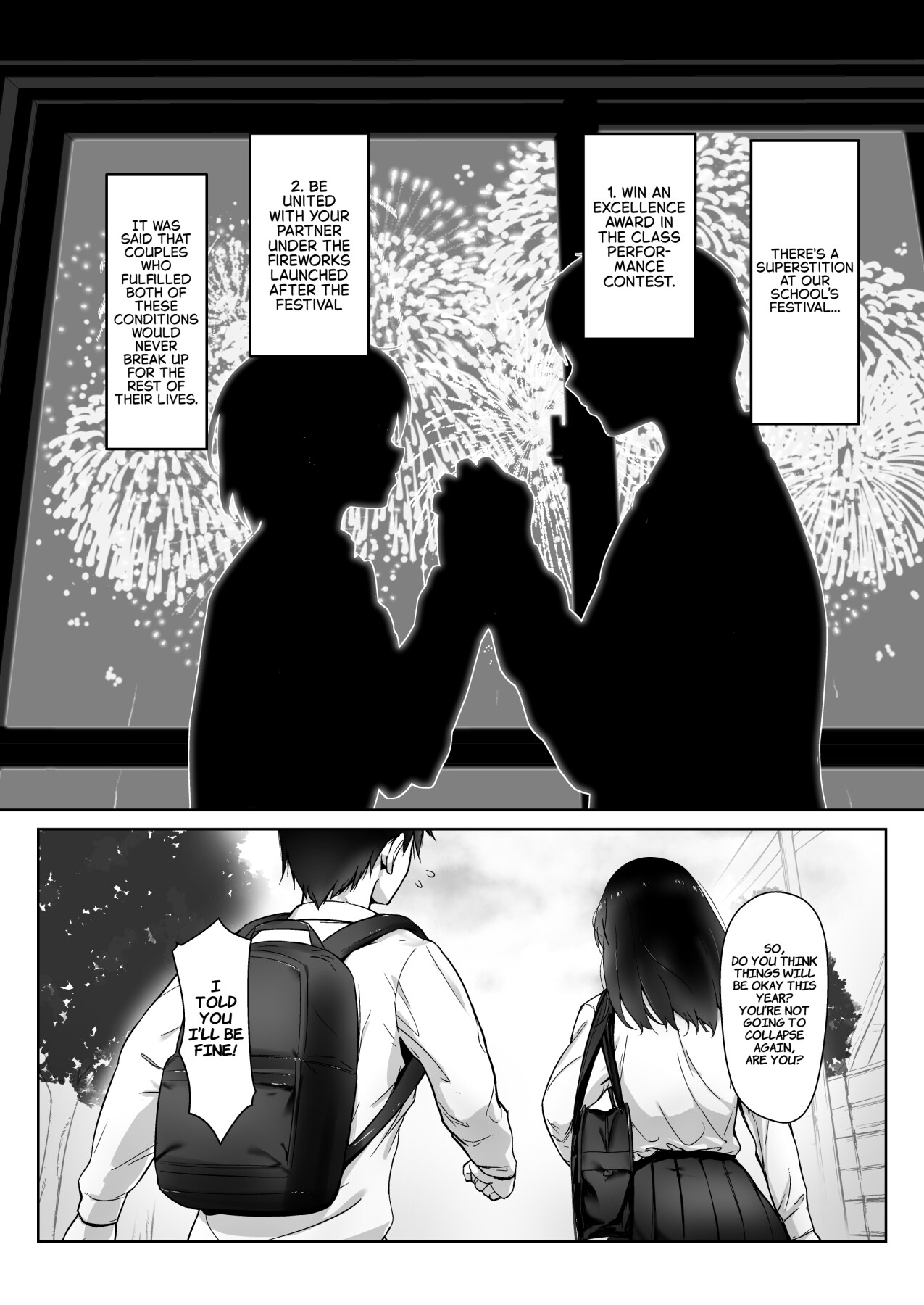Hentai Manga Comic-After the Festival ~The School Festival Jinx Ends Up Bringing Her and Him Together Instead of Me~-Chapter 1-2